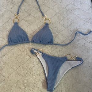 Blue bikini never worn